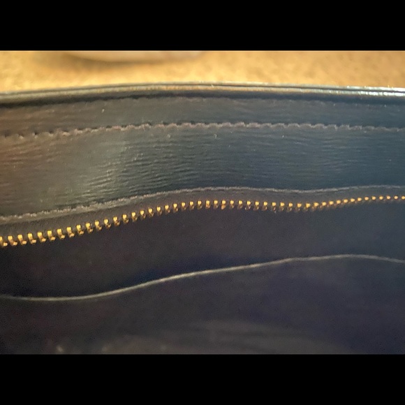 ralph lauren black leather purse authentic - Picture 6 of 10